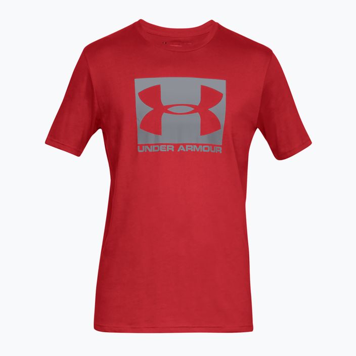 Vyriški marškinėliai Under Armour Boxed Sportstyle red/steel 5