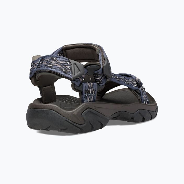 Teva Terra Fi 5 Universal vyriški žygio sandalai juodai ir tamsiai mėlynos spalvos 1102456 12