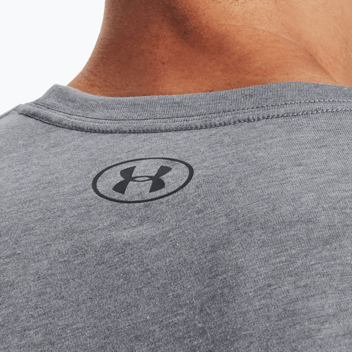 Under Armour vyriški treniruočių marškinėliai UA Sportstyle Logo SS Grey 1329590 4