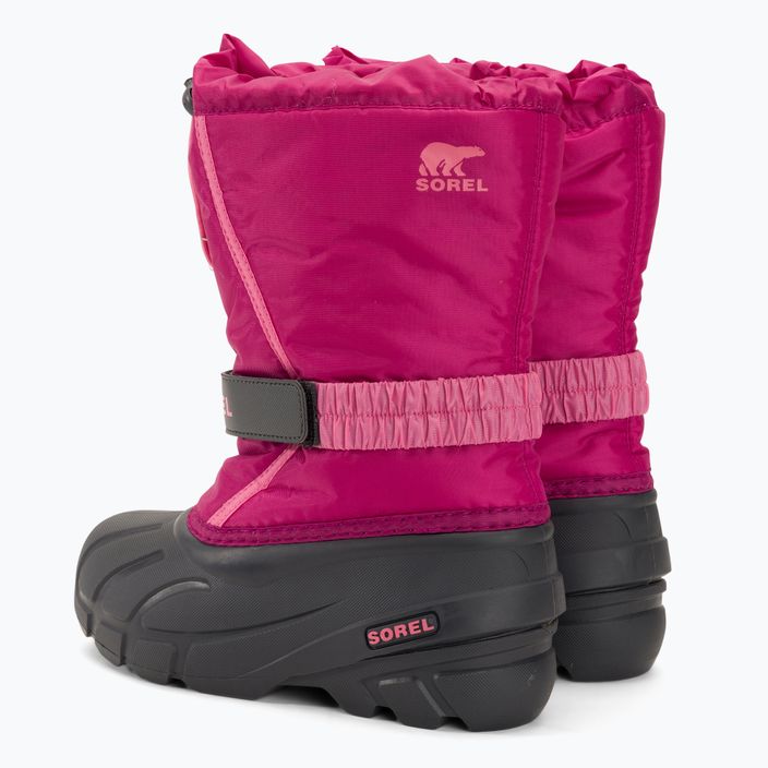 Paauglių sniego batai Sorel Flurry Dtv deep blush/tropic pink 3