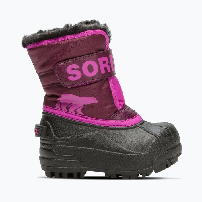 Vaikiški sniego batai Sorel Snow Commander purple dahlia/groovy pink 8