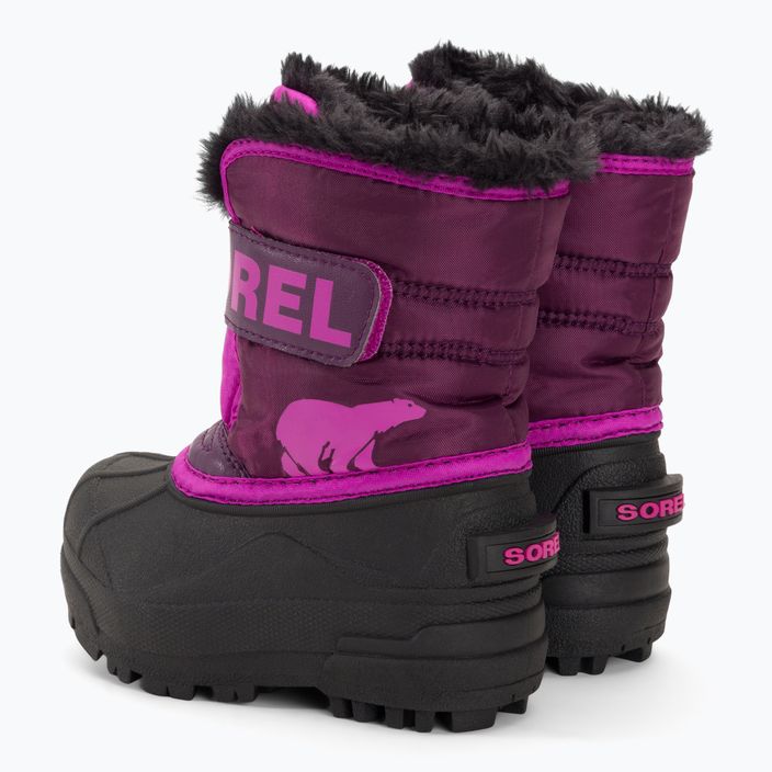 Vaikiški sniego batai Sorel Snow Commander purple dahlia/groovy pink 3