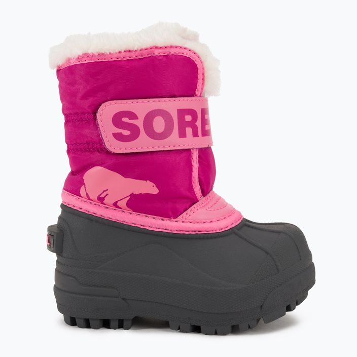 "Sorel Snow Commander" vaikiški sniego batai atogrąžų rožinė/deep blush 2