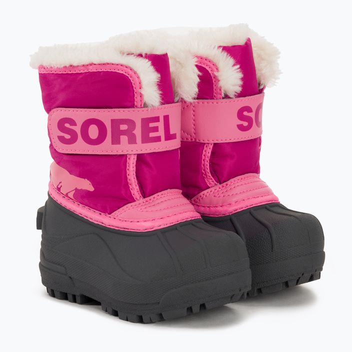 "Sorel Snow Commander" vaikiški sniego batai atogrąžų rožinė/deep blush 4
