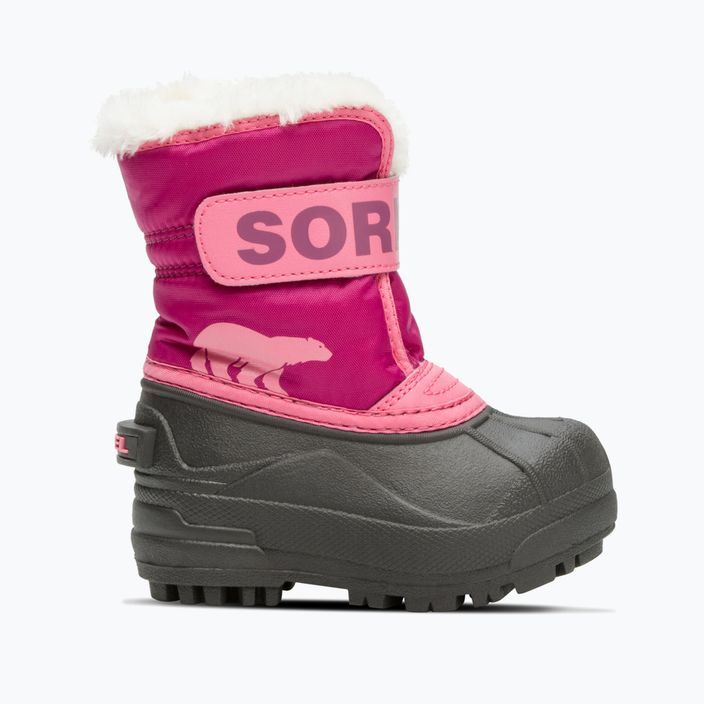 "Sorel Snow Commander" vaikiški sniego batai atogrąžų rožinė/deep blush 7