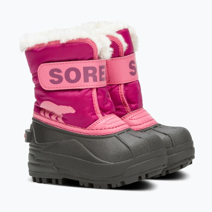 "Sorel Snow Commander" vaikiški sniego batai atogrąžų rožinė/deep blush 9