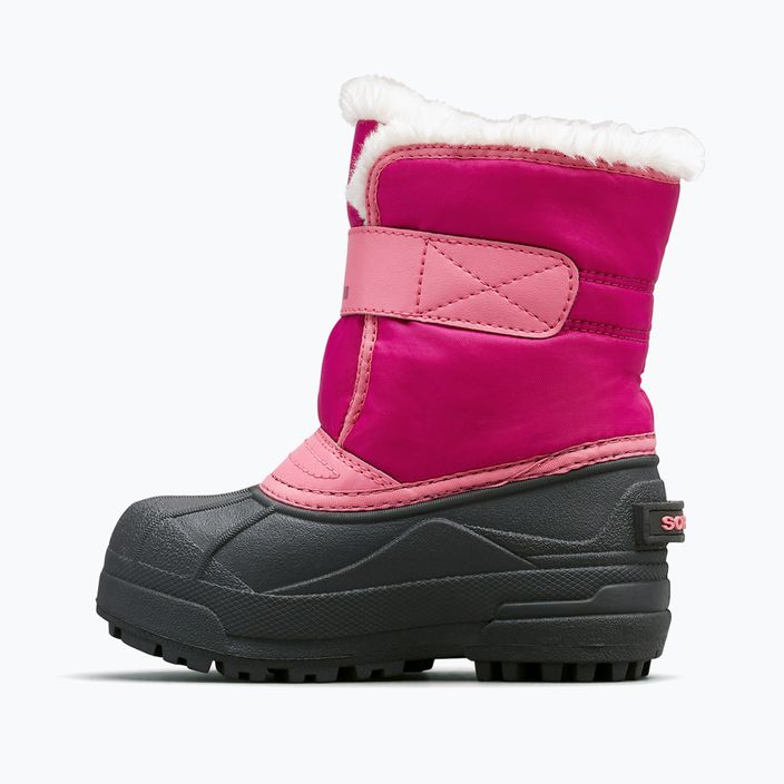 Paauglių sniego batai Sorel Snow Commander tropic pink/deep blush 8