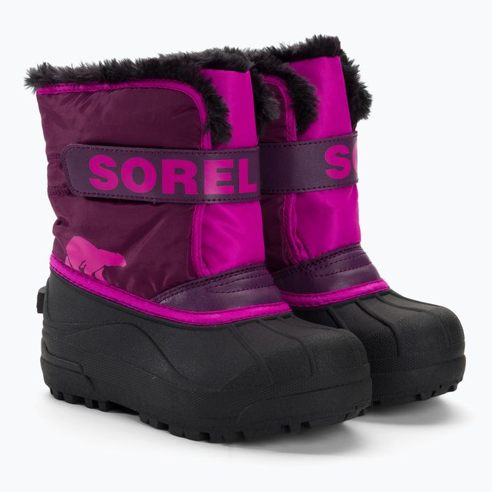 "Sorel Snow Commander" vaikiški trekingo batai purple dahlia/groovy pink 4