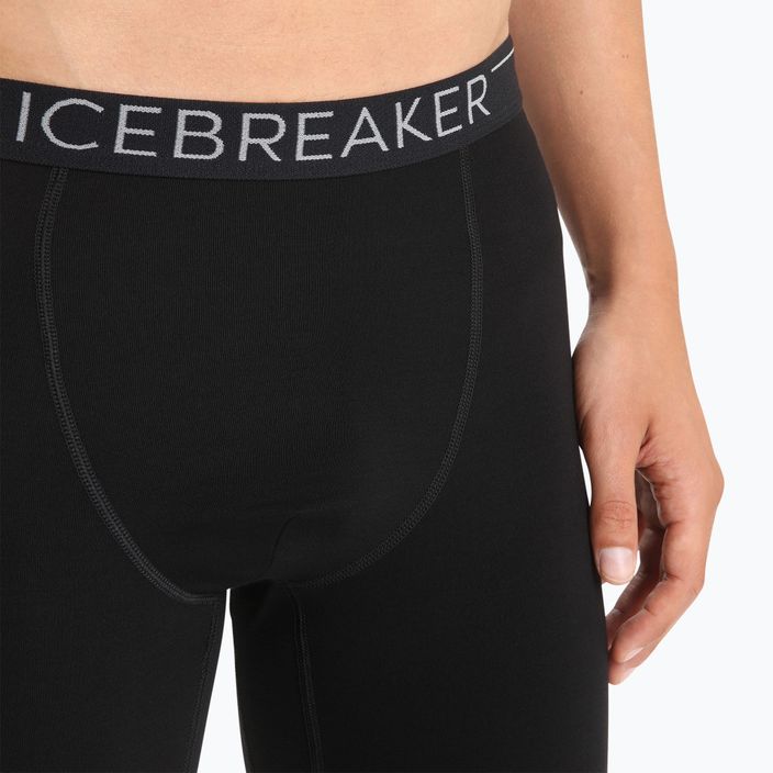 Vyriškos Icebreaker Merino šiluminės kelnės juodos spalvos 4