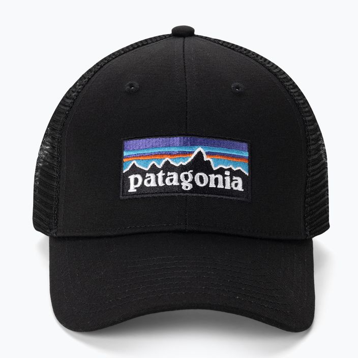 Patagonia P-6 Logo LoPro Trucker kepurė juoda 4
