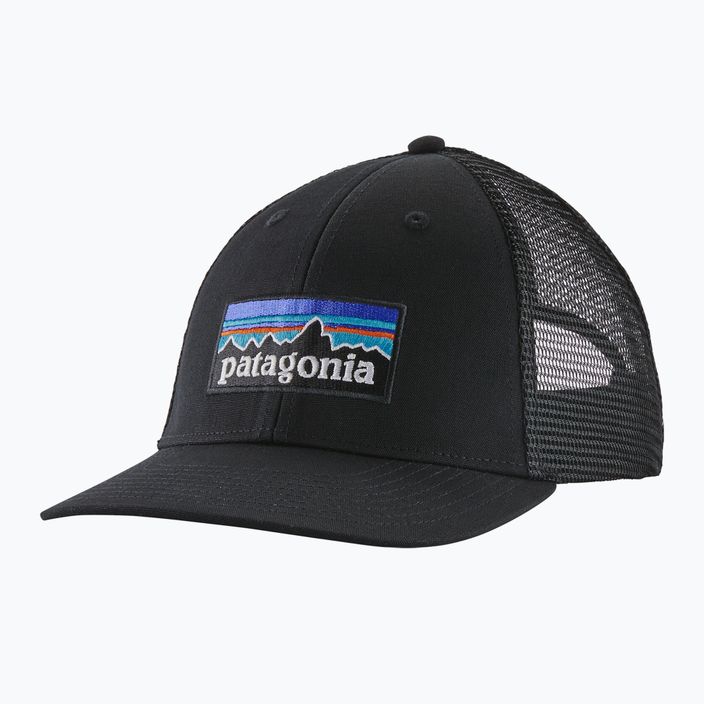 Patagonia P-6 Logo LoPro Trucker kepurė juoda 5