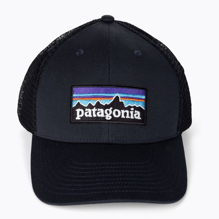 Patagonia P-6 Logo LoPro Trucker beisbolo kepurė tamsiai mėlyna 4