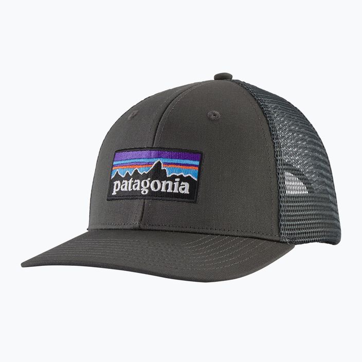 Patagonia P-6 Logo Trucker kepurė forge grey