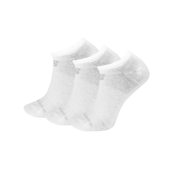 New Balance Performance medvilninės plokščios kojinės 3 poros baltos spalvos 2