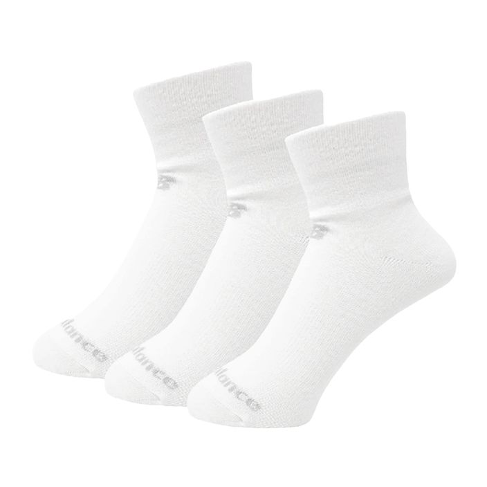 Kojinės New Balance Performance Cotton Flat Knit Ankle 3 poros white 2