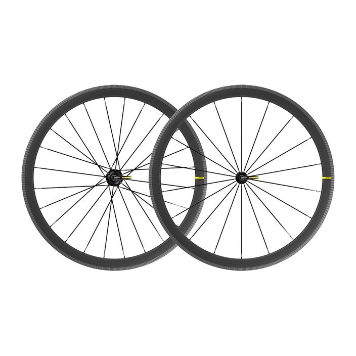 Mavic Cosmic Sl 40 Shimano dviračių ratai juodi 00080219 2
