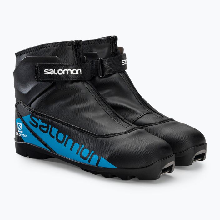 Salomon R/Combi JR Prolink vaikiški bėgimo slidėmis batai juodi L41514100+ 5