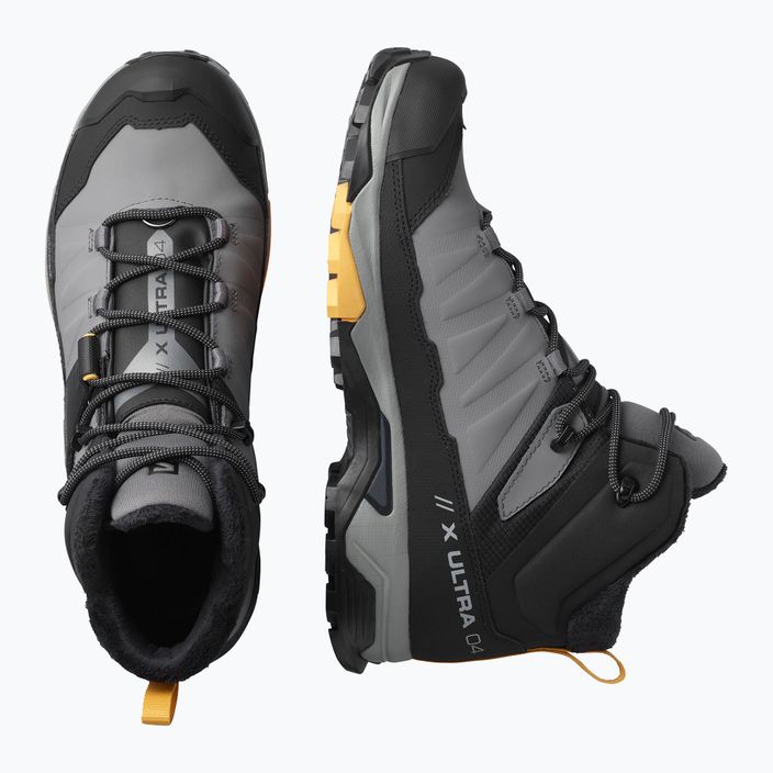 Vyriški trekingo batai Salomon X Ultra 4 MID Winter TS CSWP pilkai juodi L41355200 14