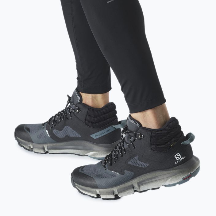 Salomon Predict Hike Mid GTX vyriški trekingo batai juodi L41460900 15
