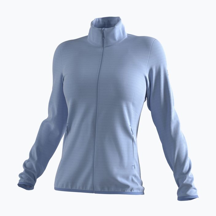 Moteriški Salomon Outrack Full Zip Mid vilnoniai džemperiai mėlynos spalvos LC1710100 2