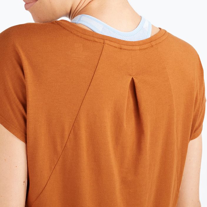 Salomon Essential Shaped SS moteriški trekingo marškinėliai oranžiniai LC1700900 4