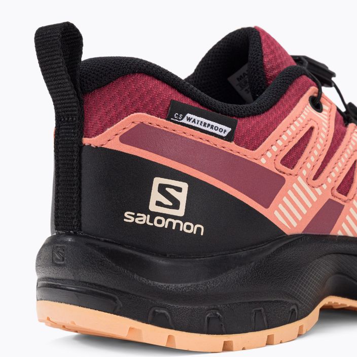 Salomon XA Pro V8 CSWP vaikiški trekingo batai raudoni L41614400 8