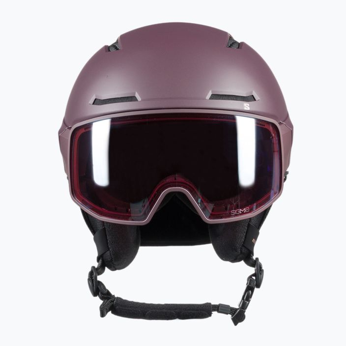Salomon Driver Pro Sigma S1 slidinėjimo šalmas violetinės spalvos L47012000 2