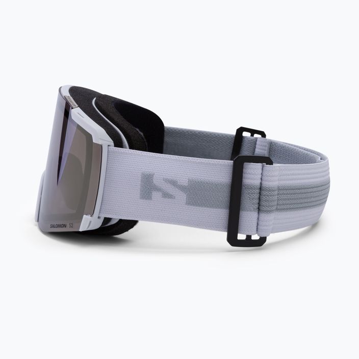 Salomon S/View slidinėjimo akiniai balti/blyškiai auksiniai L47006600 4