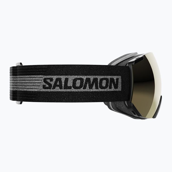 Salomon Radium black/sigma black gold slidinėjimo akiniai L47005000 8