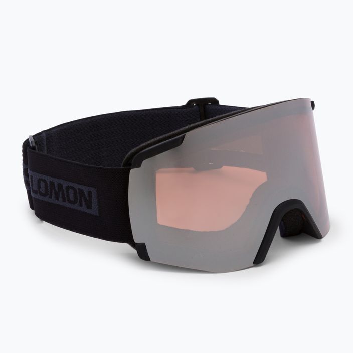 Salomon S/View slidinėjimo akiniai juoda/žybsinti toninė oranžinė L47006500