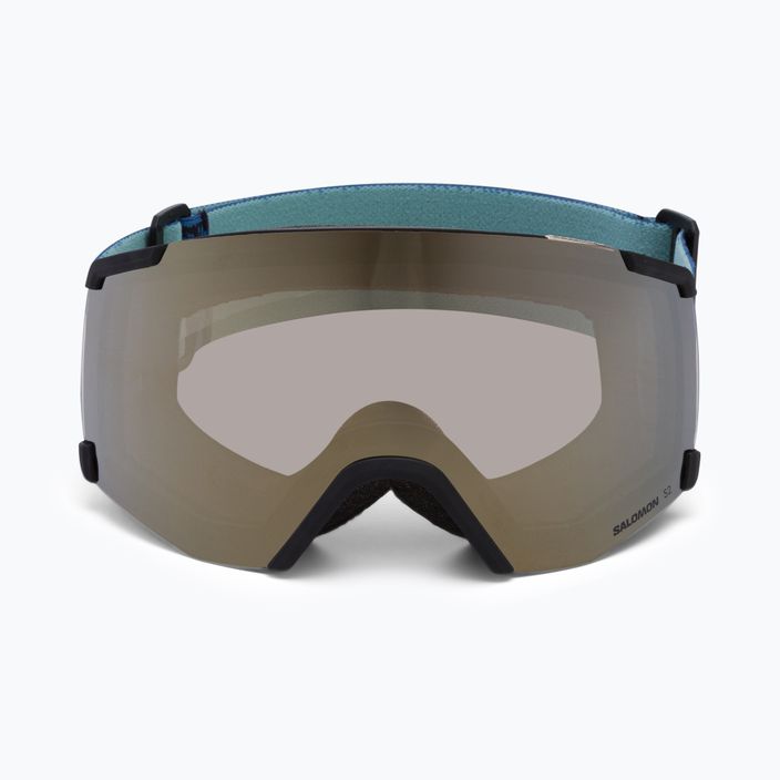 Salomon S/View slidinėjimo akiniai juoda/žibalinė L47003300 2