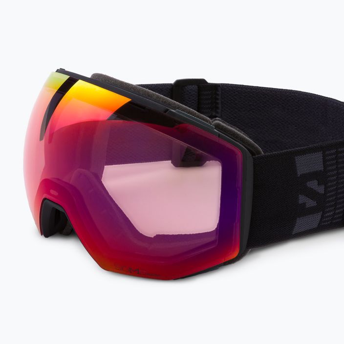 Salomon Radium Prime Photo slidinėjimo akiniai juoda/sigma foto aguonų raudona/sigma abrikosų spalvos daugiasluoksniai L41785300 5