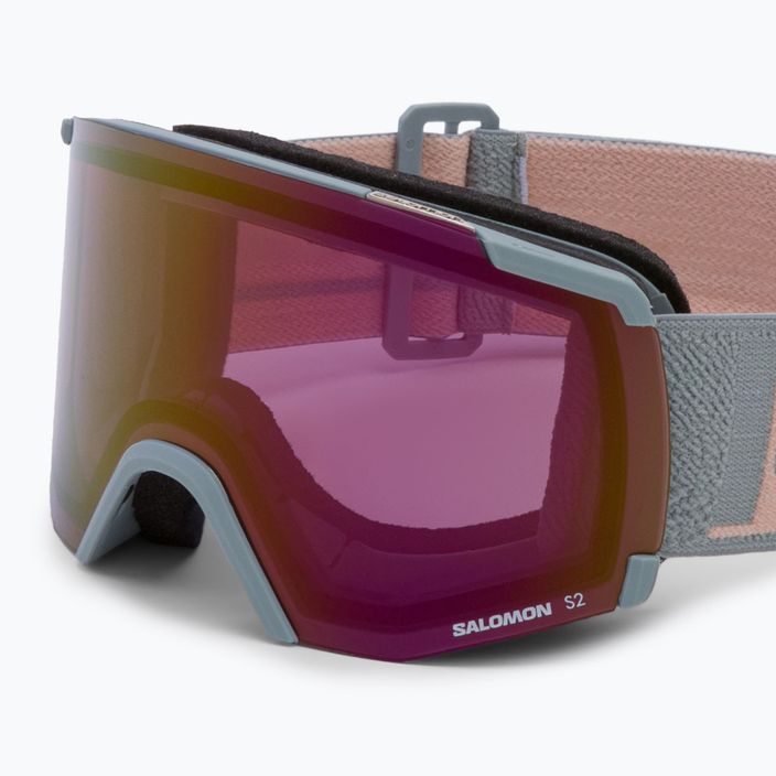 Salomon S/View wrought iron/ml ruby slidinėjimo akiniai L47003200 5