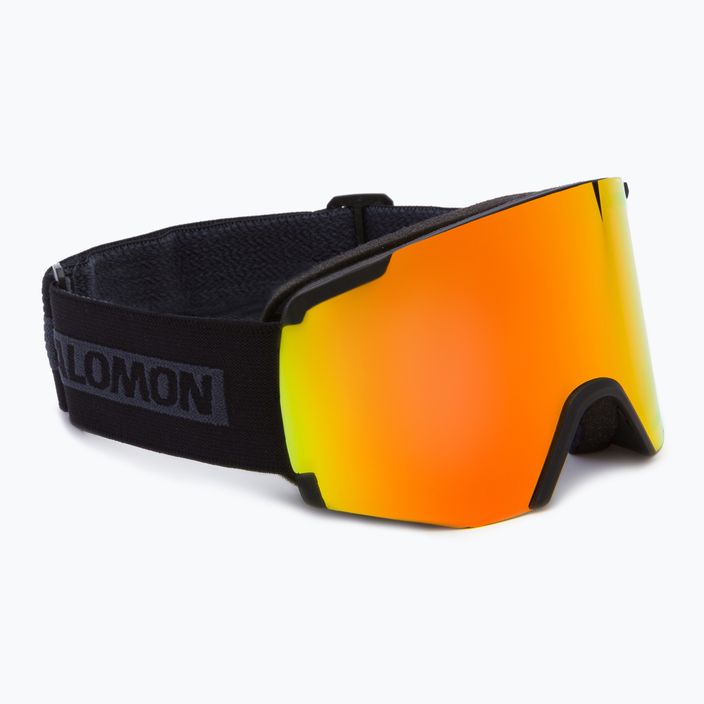 Salomon S/View slidinėjimo akiniai black/ml mid red L47006300