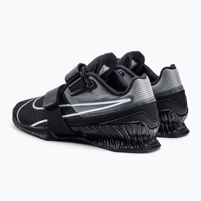 Nike Romaleos 4 juodi sunkiosios atletikos bateliai 3