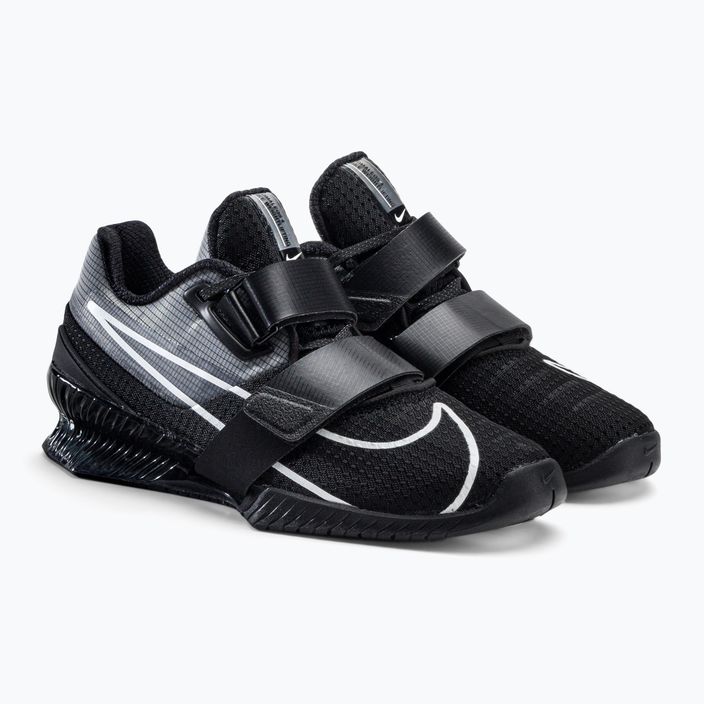 Nike Romaleos 4 juodi sunkiosios atletikos bateliai 5