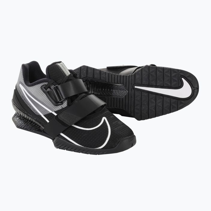 Nike Romaleos 4 juodi sunkiosios atletikos bateliai 12