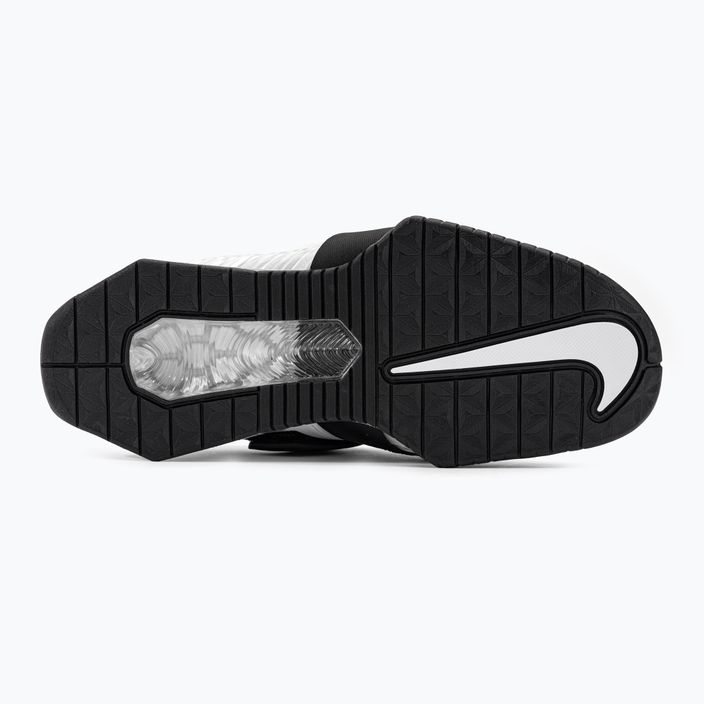 Nike Romaleos 4 baltos/juodos spalvos sunkiosios atletikos bateliai 5