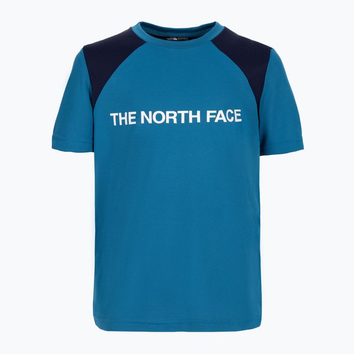 The North Face Never Stop vaikiški trekingo marškinėliai mėlyni NF0A5J3OM191