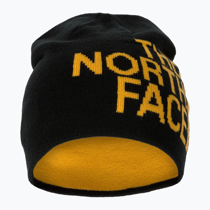 The North Face apverčiama Tnf Banner žieminė kepurė juoda ir geltona NF00AKNDAGG1 2