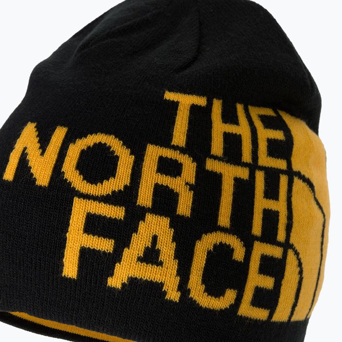 The North Face apverčiama Tnf Banner žieminė kepurė juoda ir geltona NF00AKNDAGG1 3