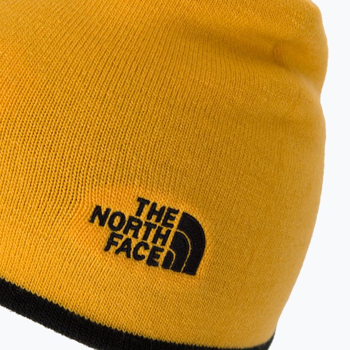 The North Face apverčiama Tnf Banner žieminė kepurė juoda ir geltona NF00AKNDAGG1 6
