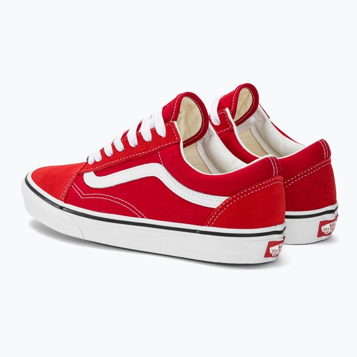 Batai Vans UA Old Skool racing red/true white 4