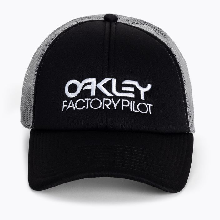 Oakley Factory Pilot Trucker vyriška beisbolo kepurė juoda FOS900510 4