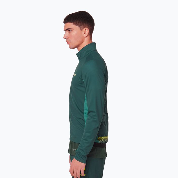 Vyriški džemperiai Oakley Elements Thermal cycling sweatshirt green FOA403117 4