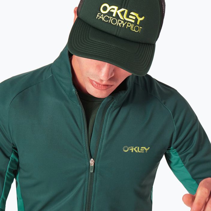 Vyriški džemperiai Oakley Elements Thermal cycling sweatshirt green FOA403117 5