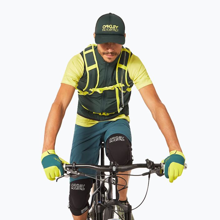 Oakley Factory Pilot Lite MTB vyriški dviratininko marškinėliai geltoni FOA403173 6
