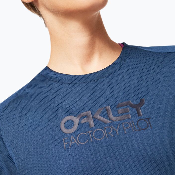 Oakley Factory Pilot moteriški dviratininkų marškinėliai tamsiai mėlyni FOA500224 6