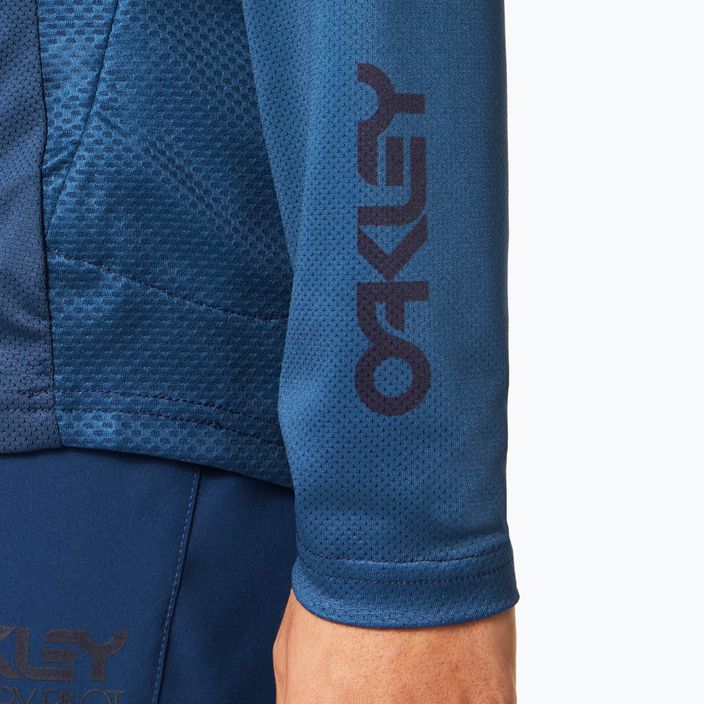 Oakley Factory Pilot moteriški dviratininkų marškinėliai tamsiai mėlyni FOA500224 8