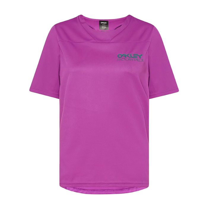 Oakley Factory Pilot Lite SS moteriški marškinėliai trumpomis rankovėmis violetinės spalvos FOA500274 2